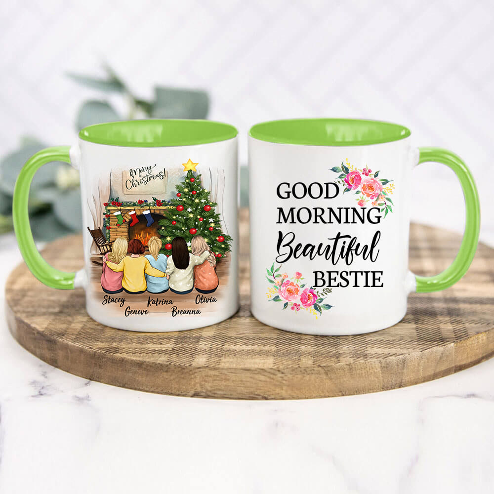 Personalized best friend Christmas gift ideas Accent mug - 2272