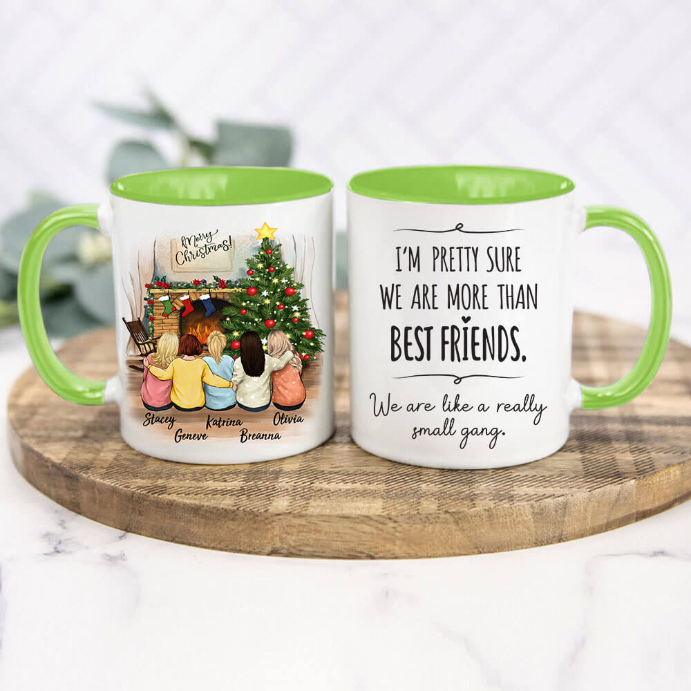 Personalized best friend Christmas gift ideas Accent mug - 2272