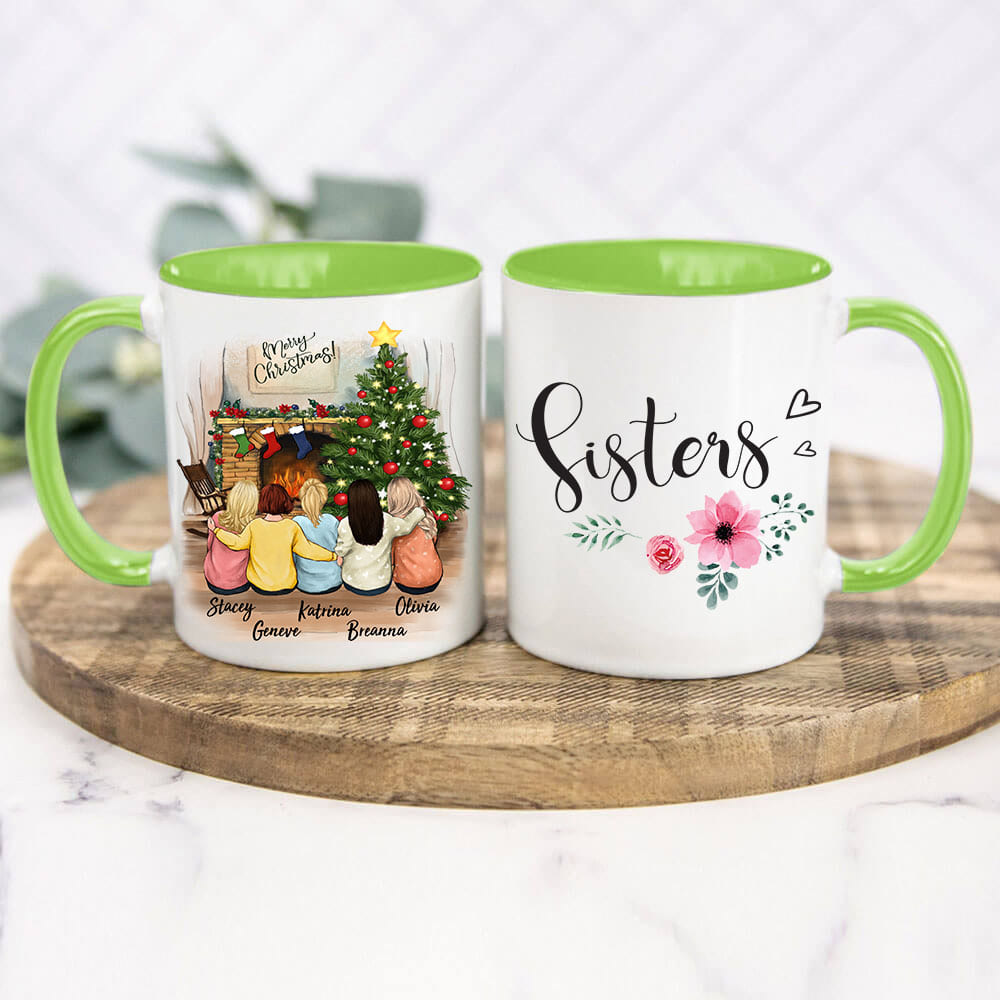 Personalized best friend Christmas gift ideas Accent mug - 2272