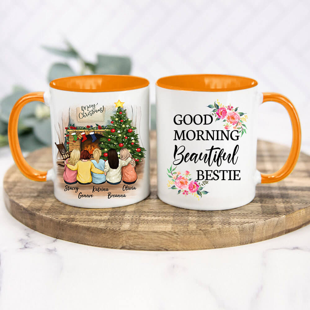 Personalized best friend Christmas gift ideas Accent mug - 2272