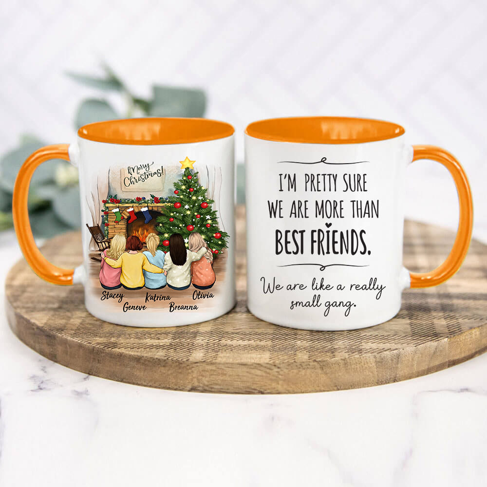 Personalized best friend Christmas gift ideas Accent mug - 2272