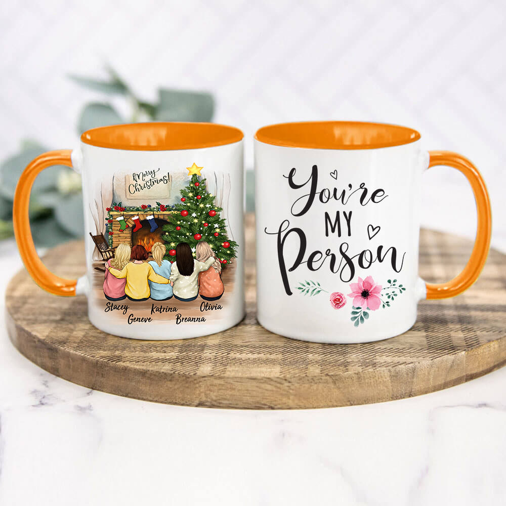 Personalized best friend Christmas gift ideas Accent mug - 2272