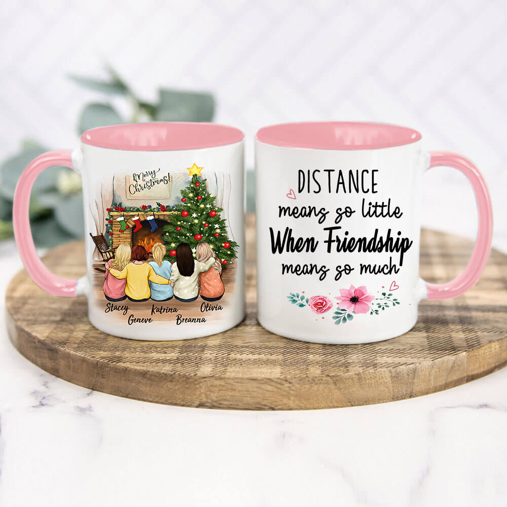 Personalized best friend Christmas gift ideas Accent mug - 2272