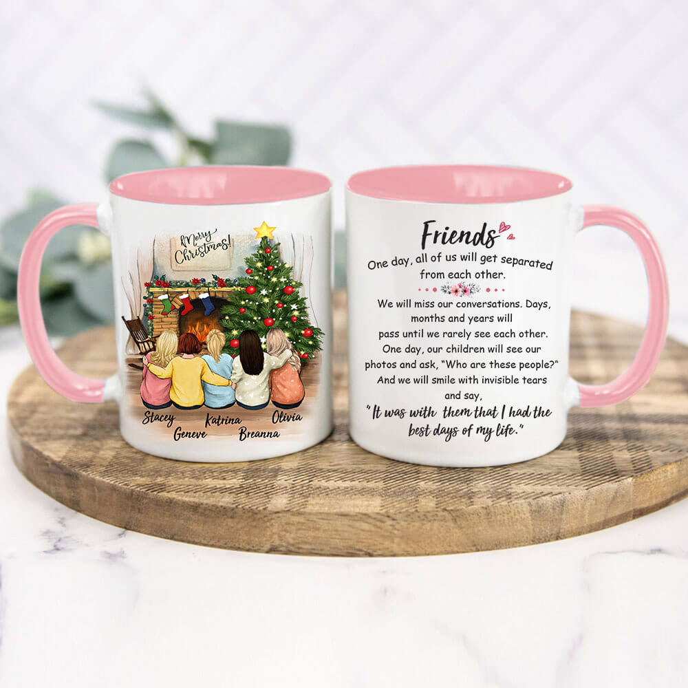 Personalized best friend Christmas gift ideas Accent mug - 2272