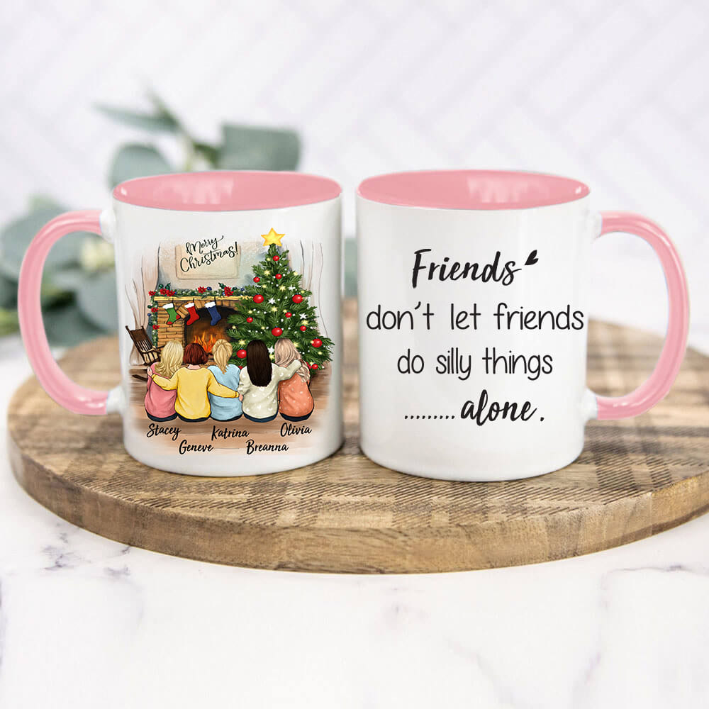 Personalized best friend Christmas gift ideas Accent mug - 2272