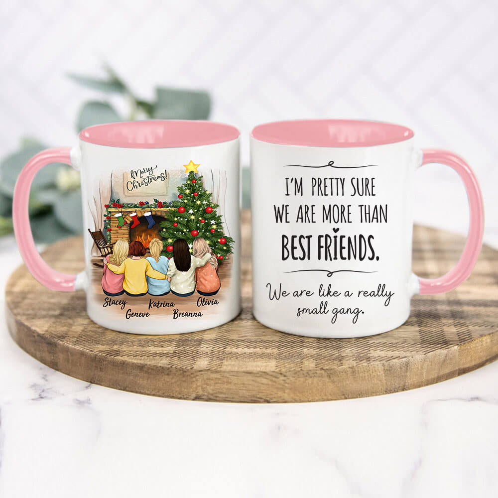 Personalized best friend Christmas gift ideas Accent mug - 2272