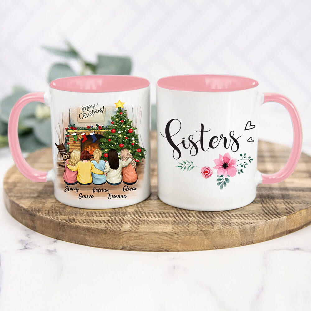 Personalized best friend Christmas gift ideas Accent mug - 2272