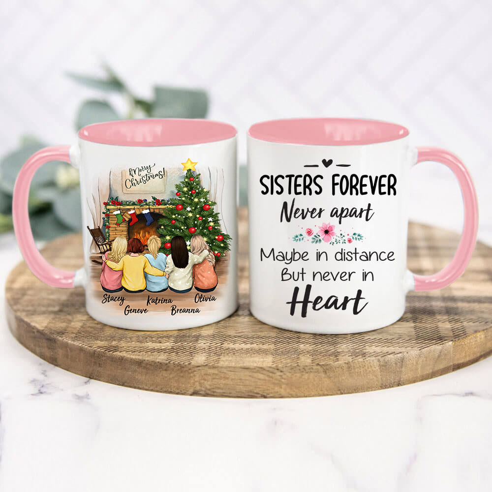 Personalized best friend Christmas gift ideas Accent mug - 2272