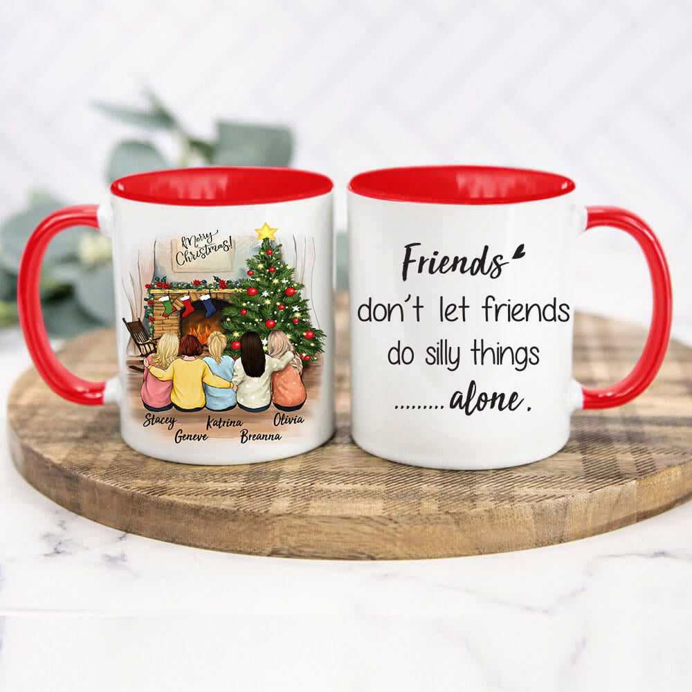 Personalized best friend Christmas gift ideas Accent mug - 2272