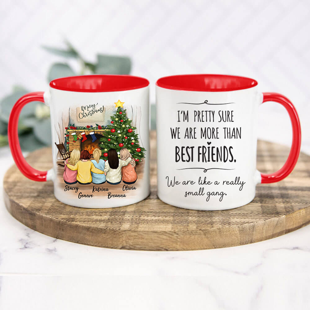 Personalized best friend Christmas gift ideas Accent mug - 2272