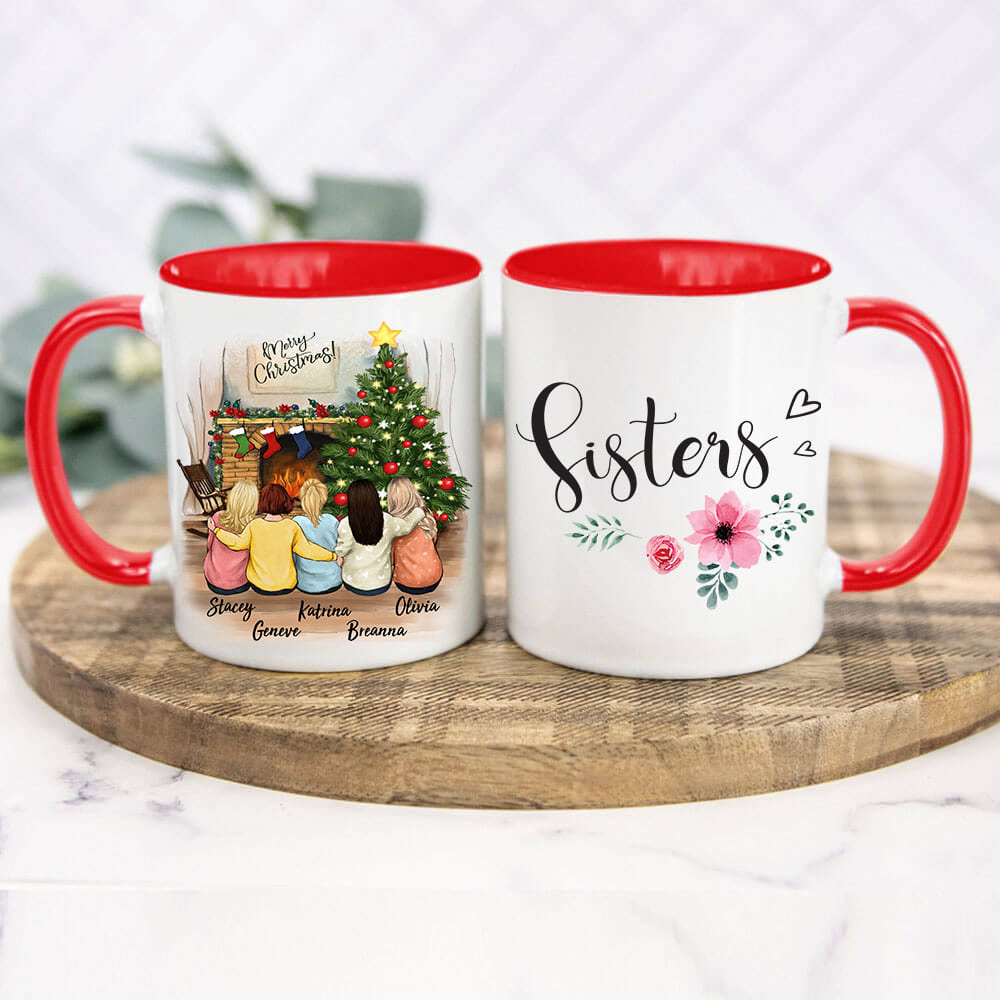 Personalized best friend Christmas gift ideas Accent mug - 2272