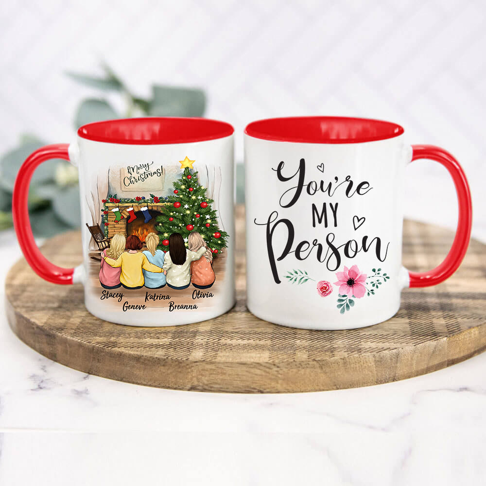 Personalized best friend Christmas gift ideas Accent mug - 2272