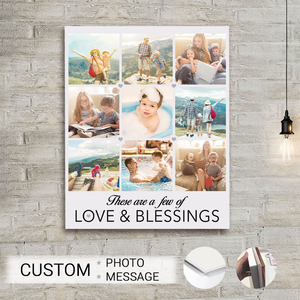 Personalized acrylic print gifts - CUSTOM PHOTO - These are a few of my favorite things