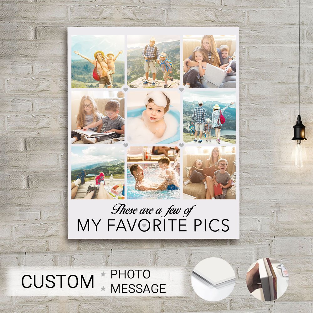 Personalized acrylic print gifts - CUSTOM PHOTO - These are a few of my favorite things