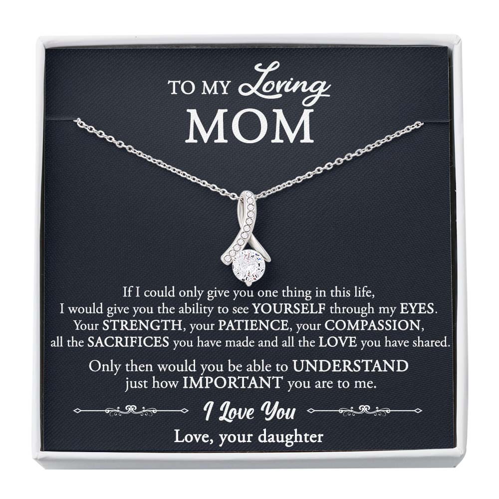 Alluring Beauty Necklace for Mom Birthday Mother&#39;s Day Gifts From Daughter standard box