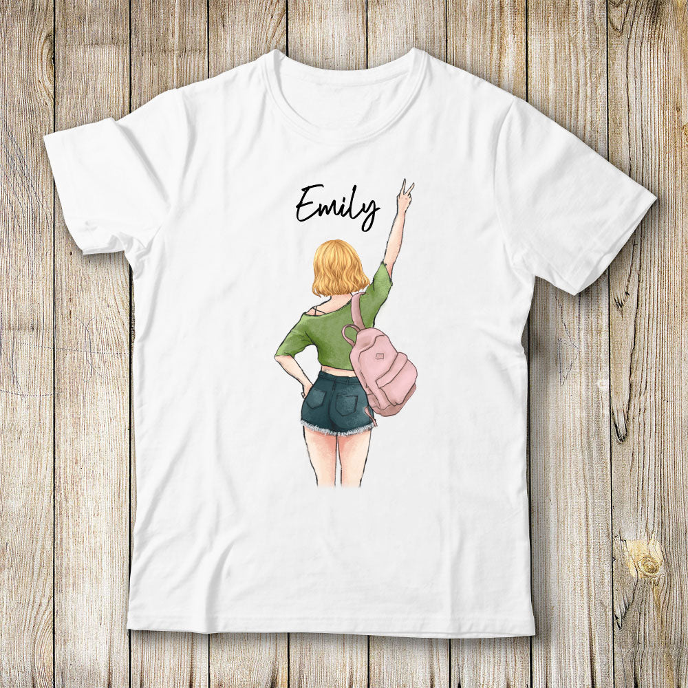 Personalized T-shirt gift for student - Back to school