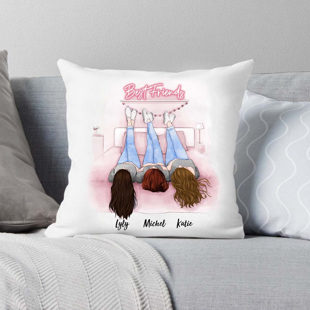 Personalized pillow birthday gifts for best friends - BFF