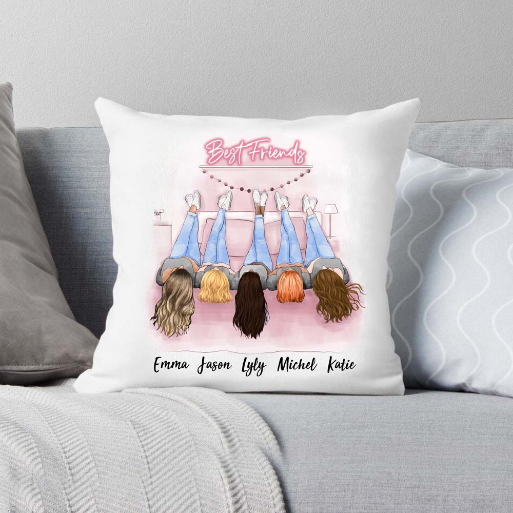 Personalized pillow birthday gifts for best friends - BFF