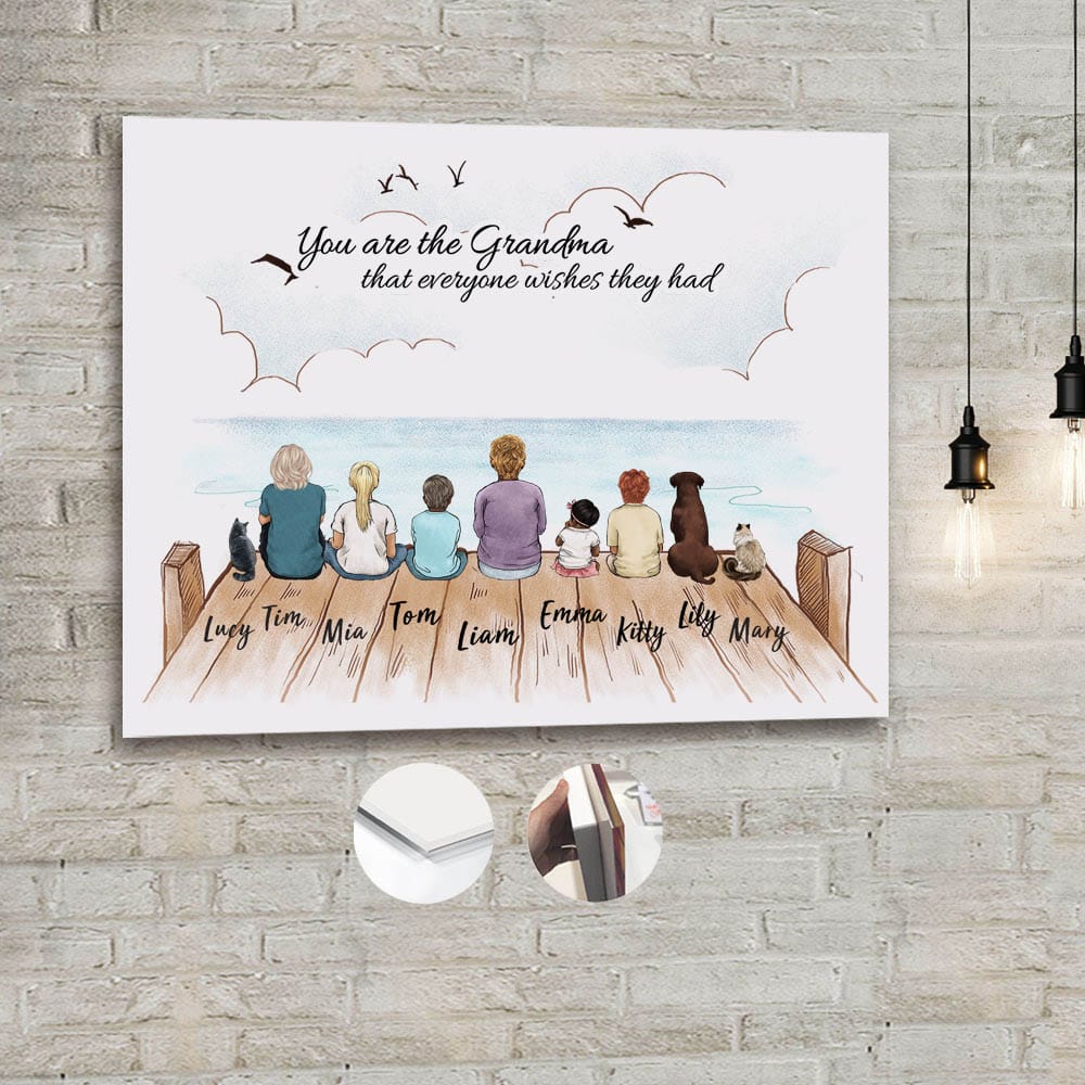 personalized acrylic print gift for grandma - You are the grandma everyone wishes they had