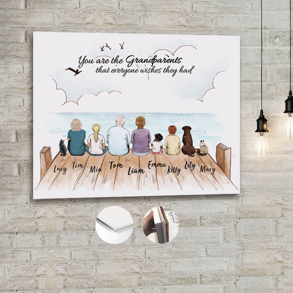 personalized acrylic print gift for grandparents - You are the grandparents everyone wishes they had