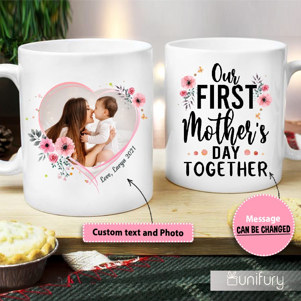 Personalized Mother&#39;s day coffee mug gifts for mom - Custom photo