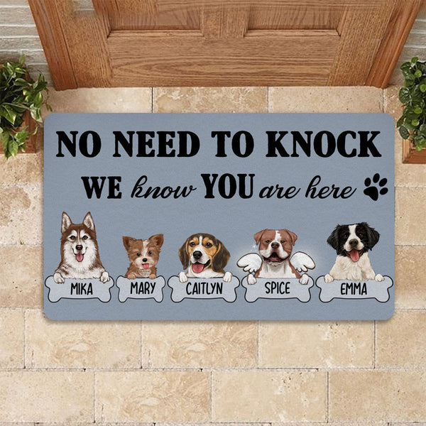 Personalized Welcome To The Dog's House Doormat - Unifury