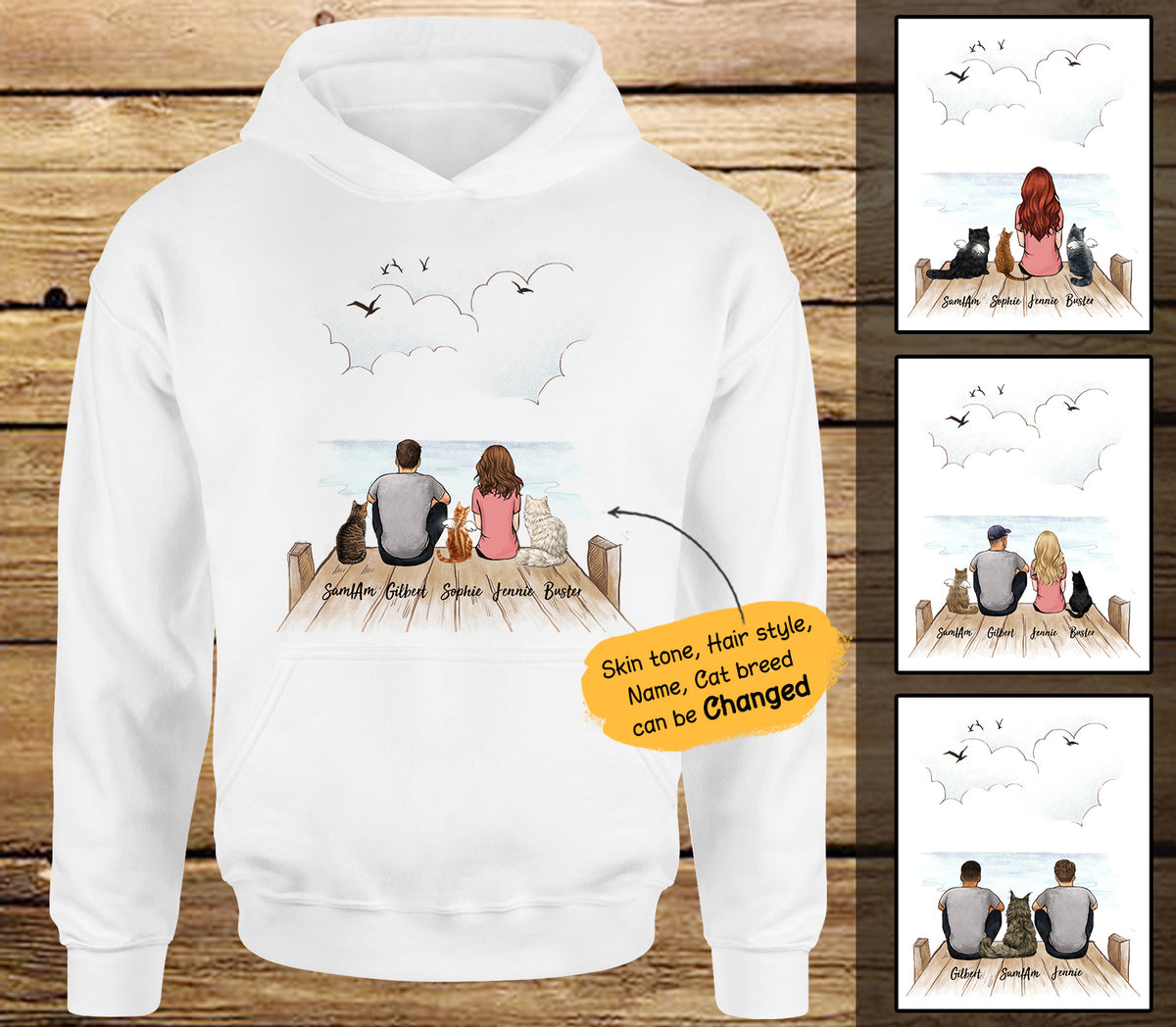 Custom Cat Owner Hoodie