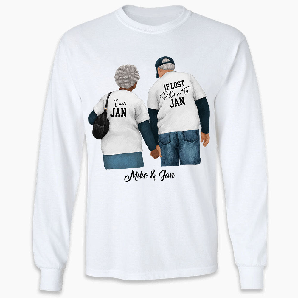 Personalized long sleeve gifts for him for her - Couple Matching