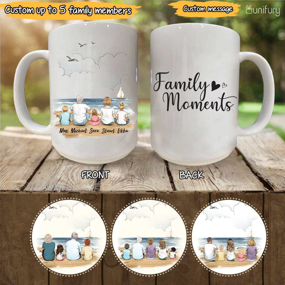 Personalized gifts for the whole family Coffee Mug - Family moments