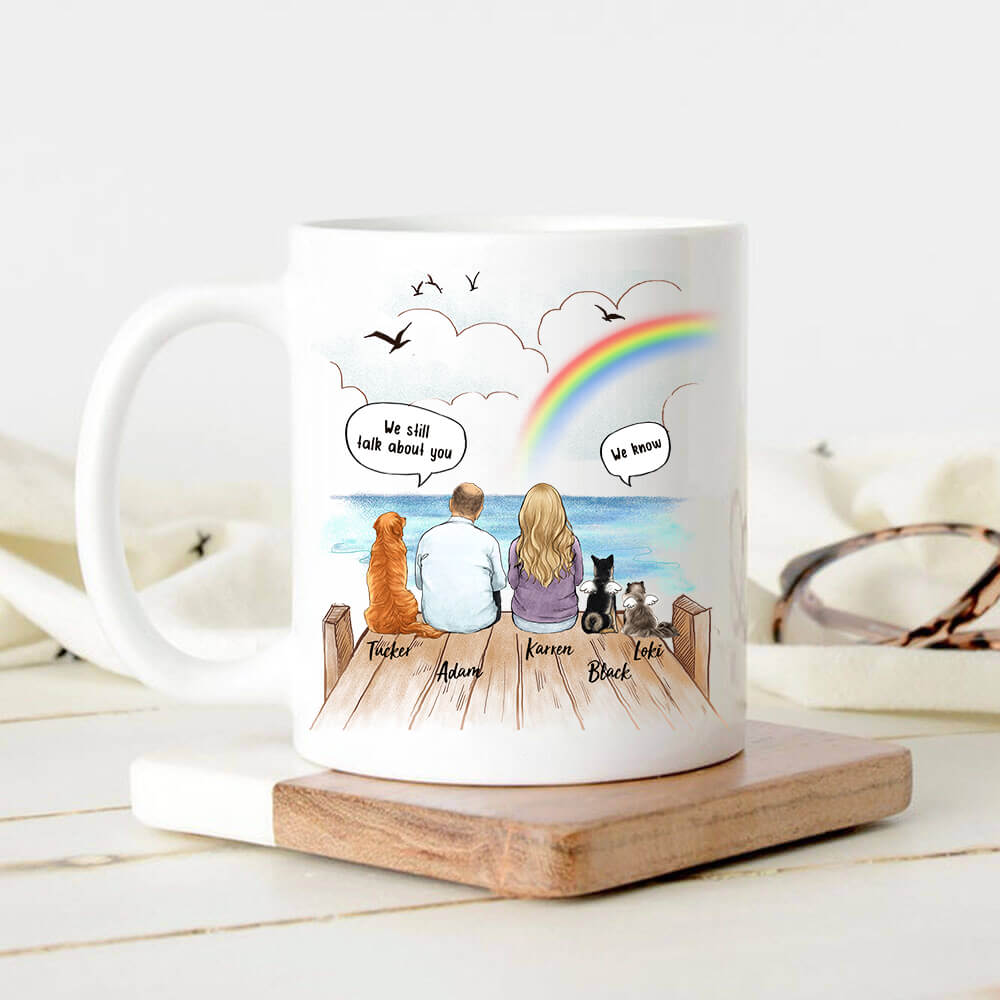 Dog Memorial Gifts Coffee Mug Still Talk About You