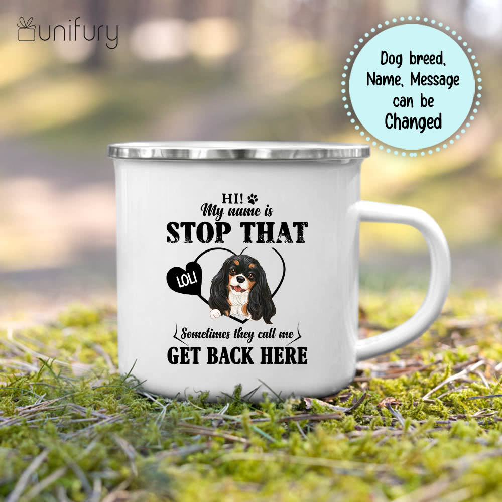 Personalized gifts for dog lovers campfire mug - Funny