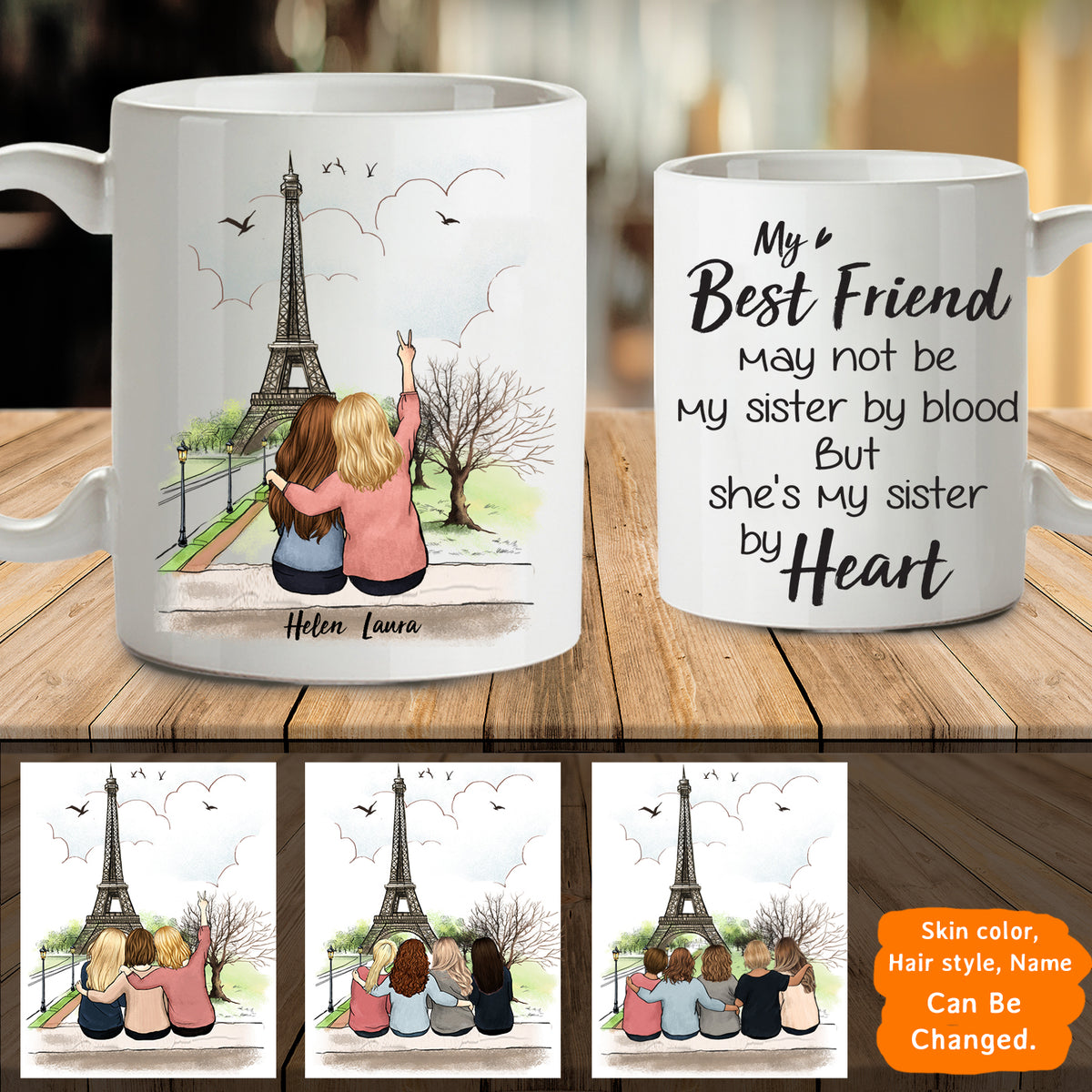Personalized Best Friend Coffee Mug - meaningful quote 1
