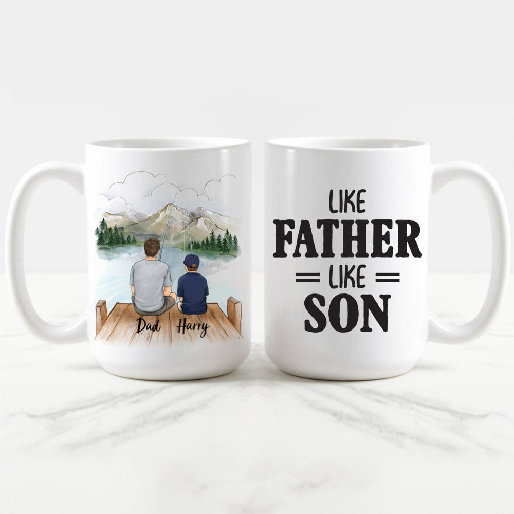 I Asked God For A Fishing Partner He Sent Me My Daddy - Fishing Mug