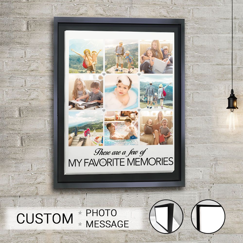 Personalized framed canvas gifts - CUSTOM PHOTO - These are a few of my favorite things