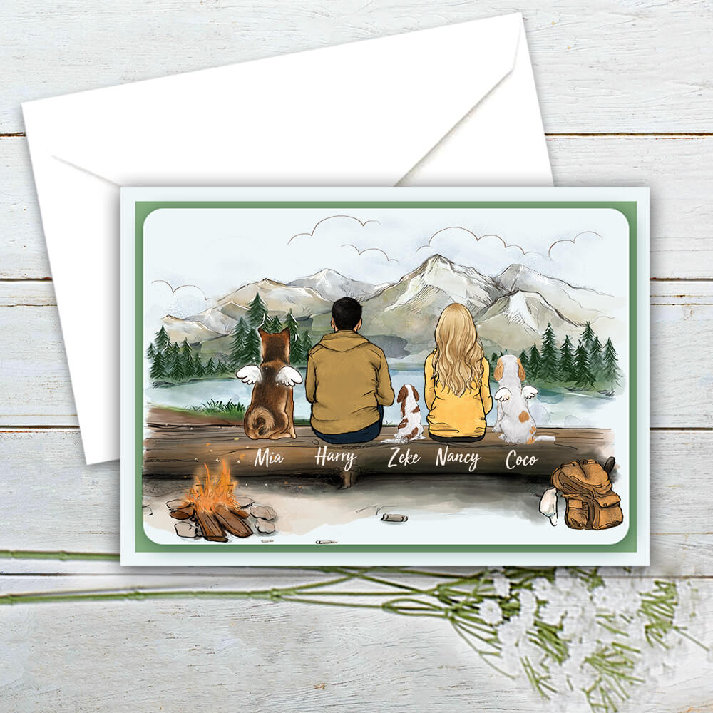 Custom holiday postcards