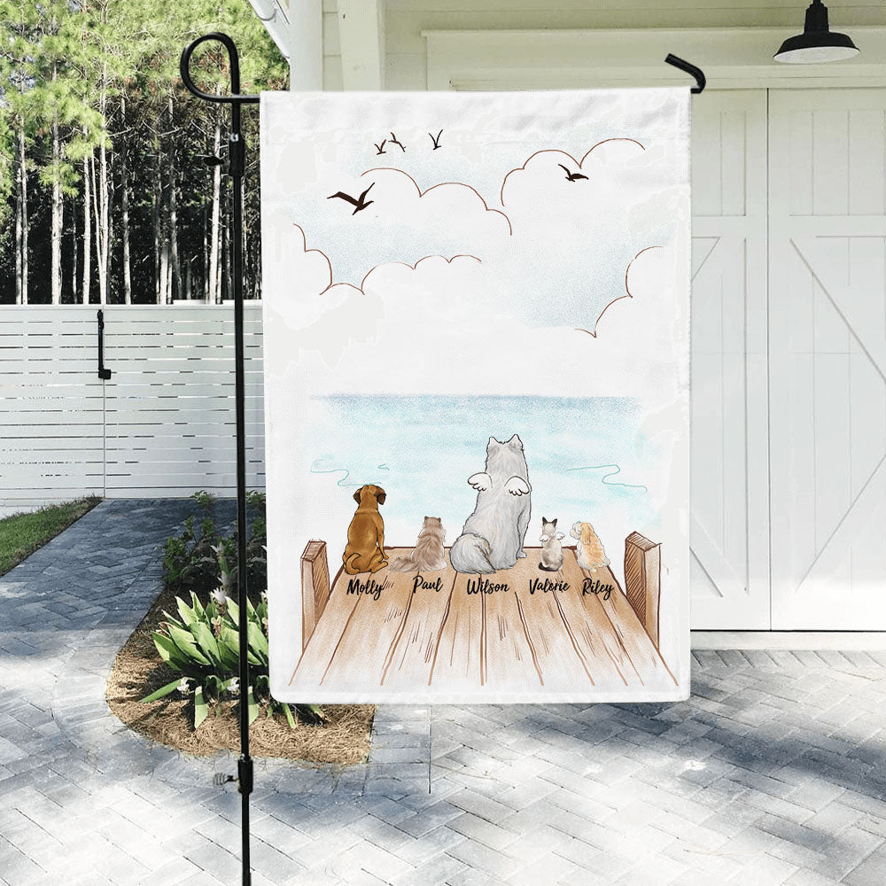 Personalized Dog-Cat Garden Flag