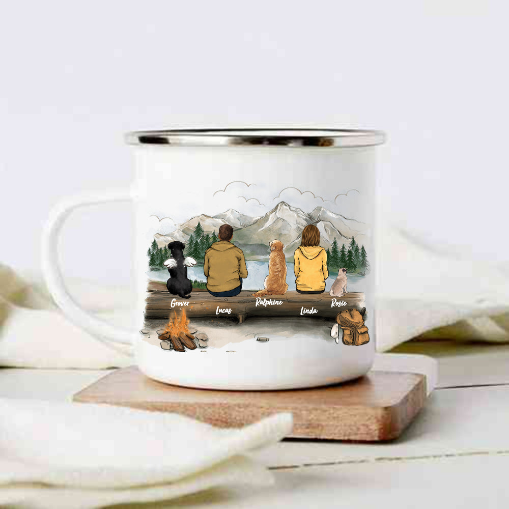 Personalized Campfire Mug for Dog Lovers