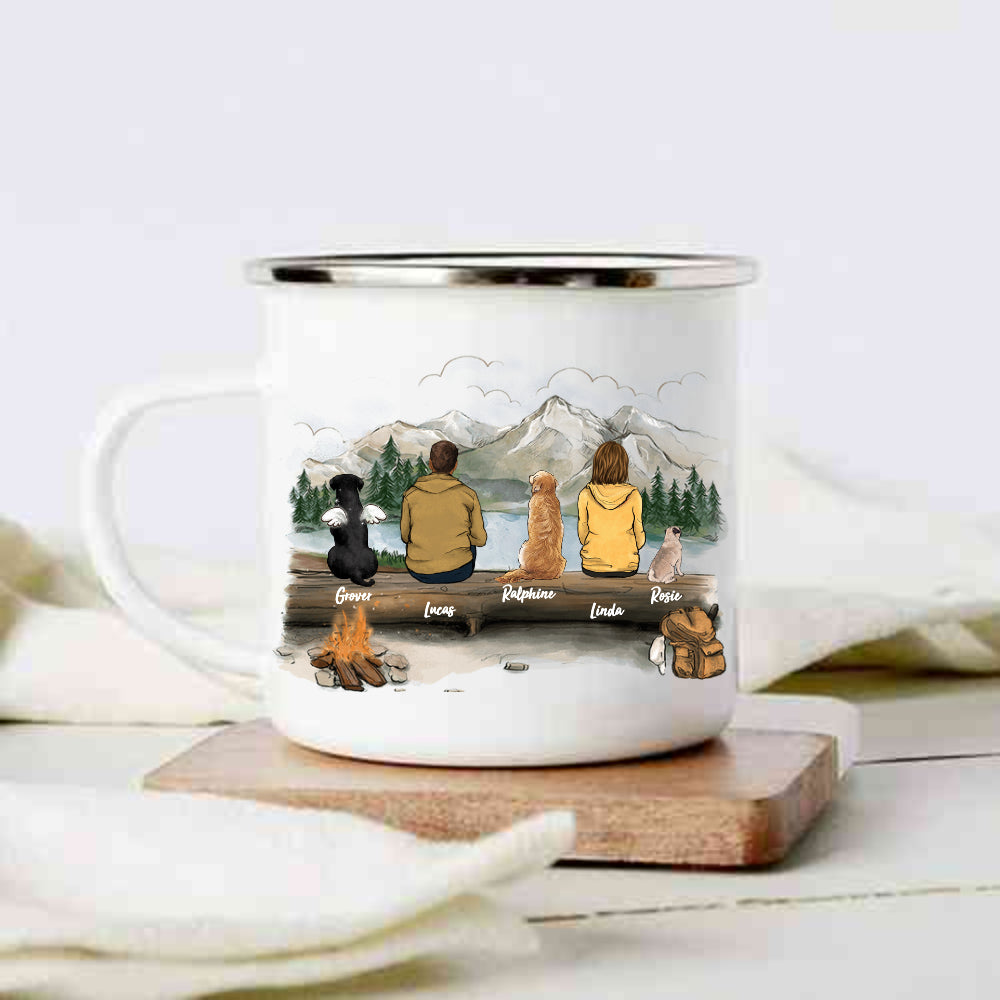 Personalized Campfire Mug for Dog Lovers