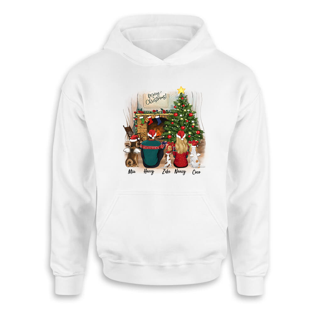 Personalized Hoodie Christmas For Dog Lovers