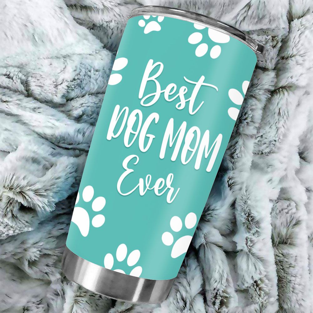 Personalized Fat Tumbler Gift - Best dog mom ever