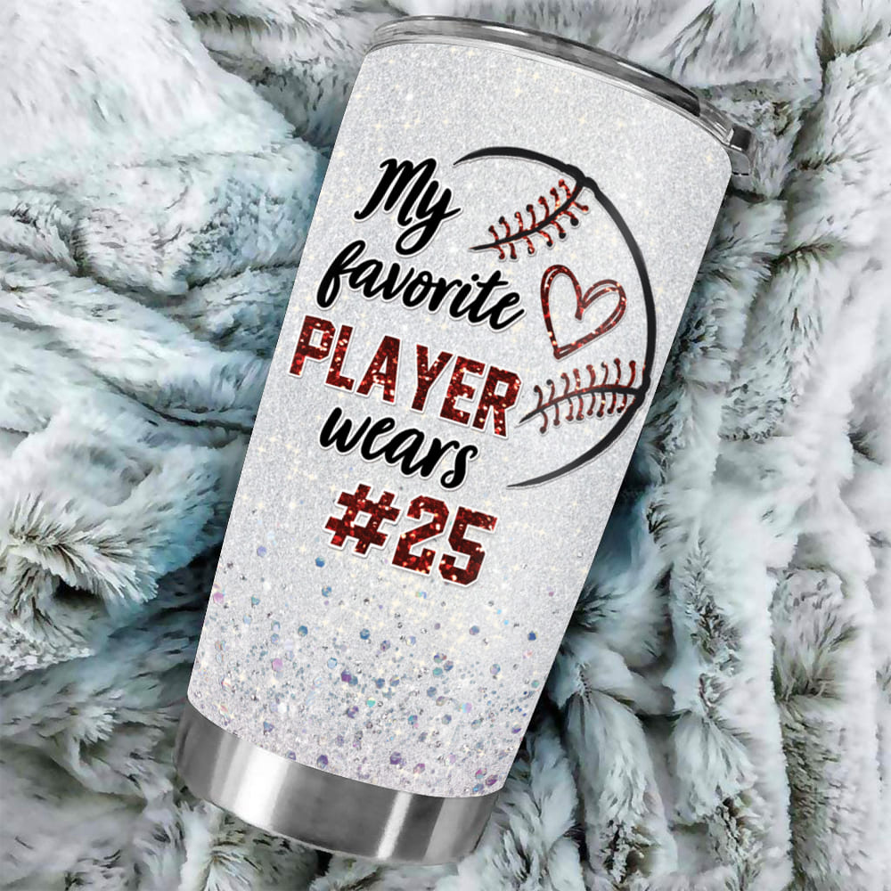 Personalized Fat Tumbler Gift - Baseball Mom Tumbler - My Favorite Pla -  Unifury
