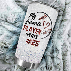 Personalized Fat Tumbler Gift - Football Mom - My Favorite Player Wear -  Unifury