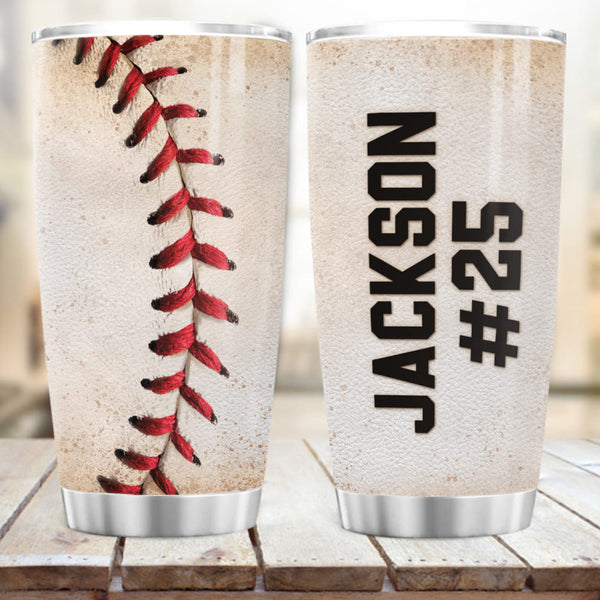 Personalized Fat Tumbler Gift - Baseball Mom Tumbler - My Favorite Pla -  Unifury