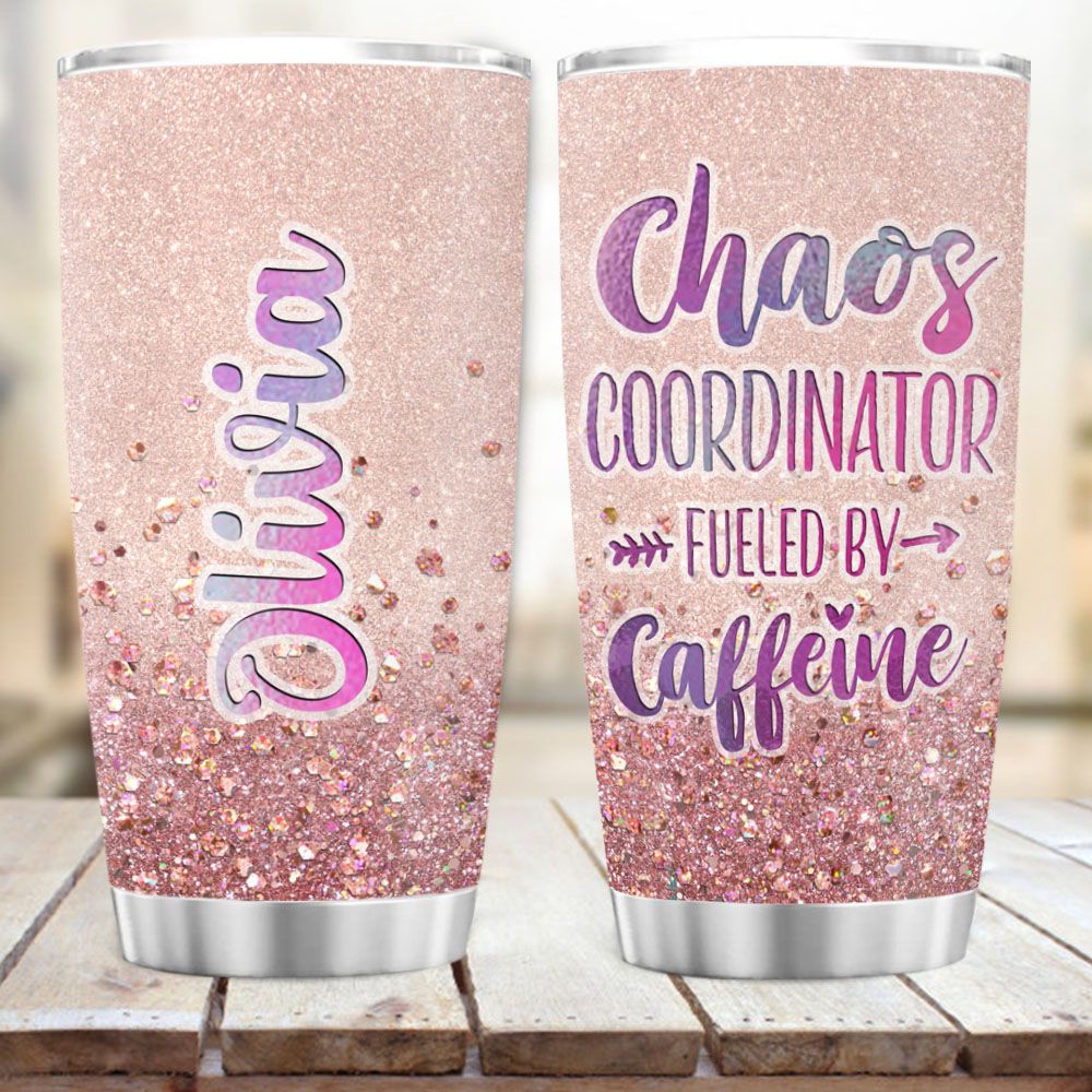 Personalized Fat Tumbler Gift - Chaos coordinator