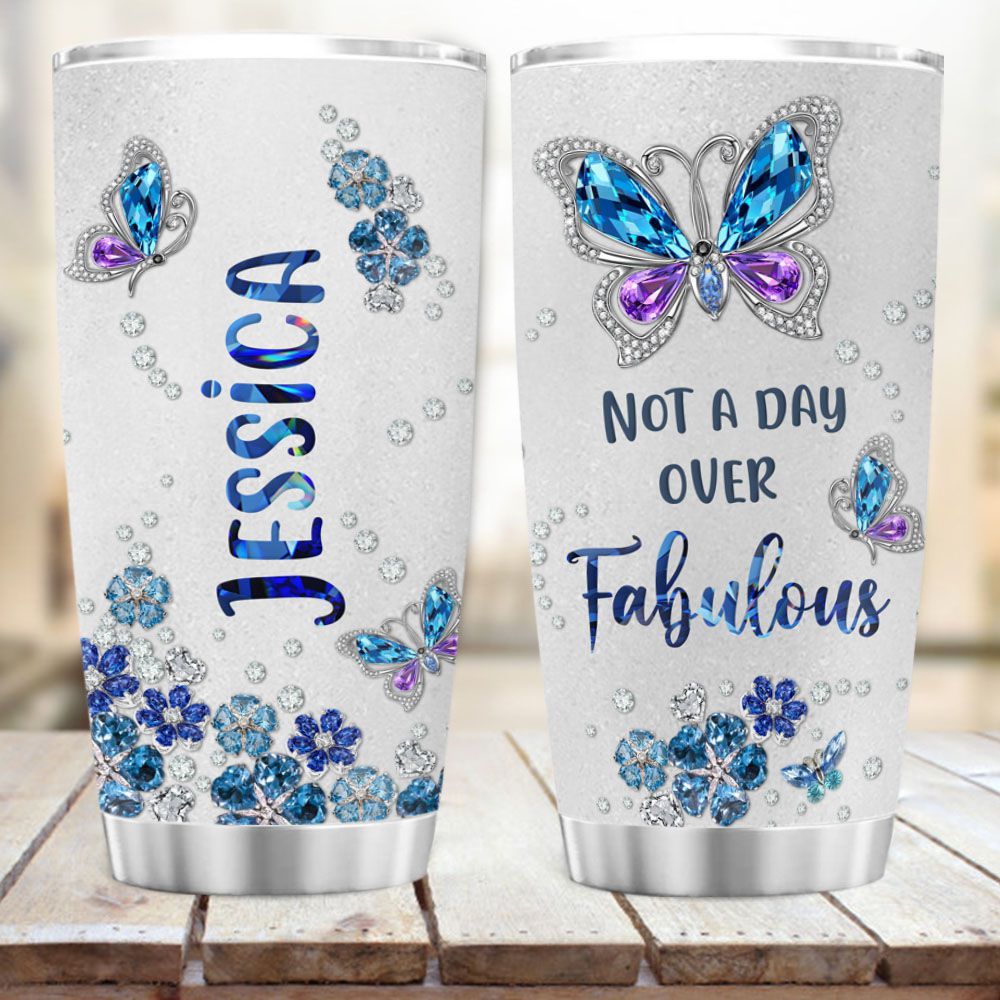 Personalized Fat Tumbler Gift - Not a day over fabulous