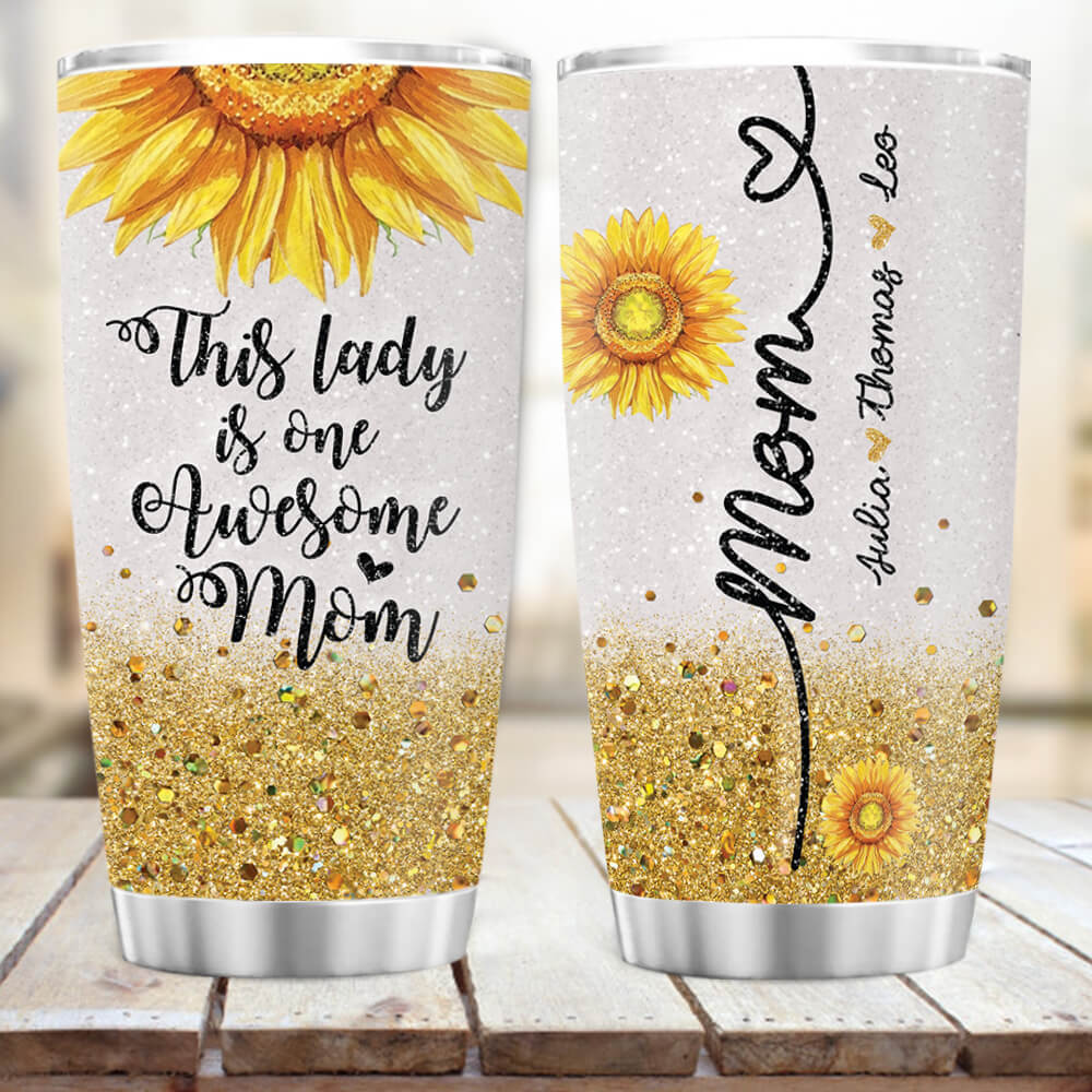 To My Bonus Mom - Personalized Tumbler Cup - Birthday, Mother's