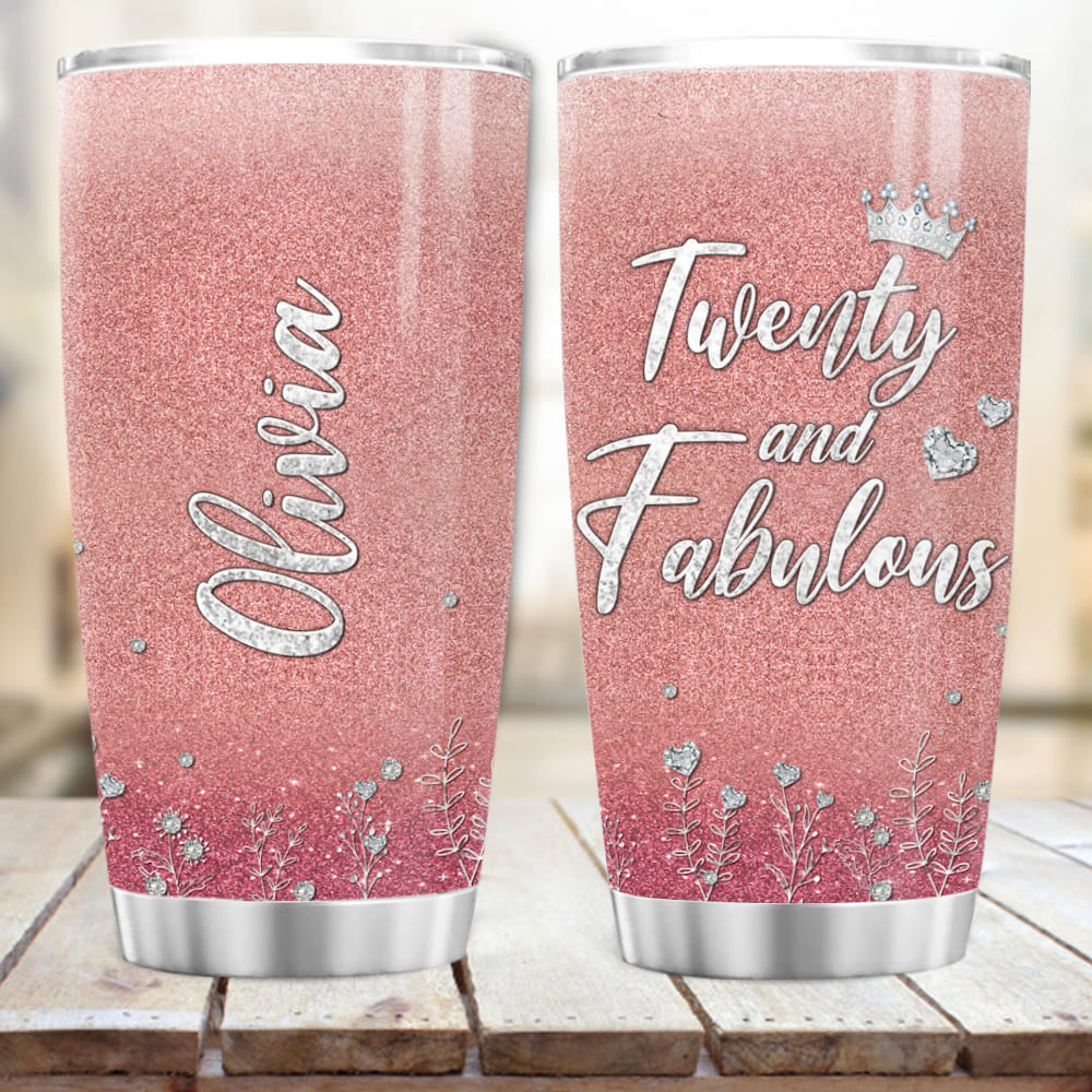 Boss Lady Glitter Tumbler, 20 oz tumbler, custom glitter cups