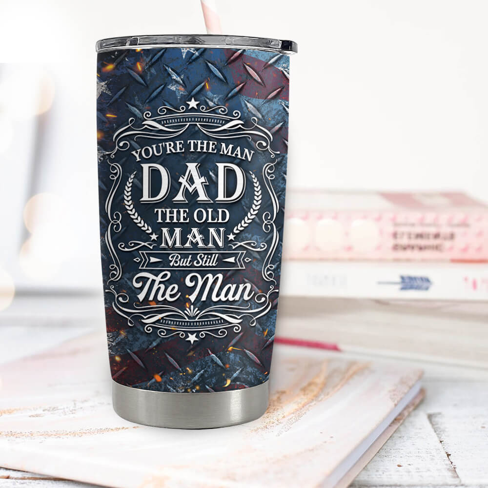 Personalized Fat Tumbler Gift - The old man, but still the man