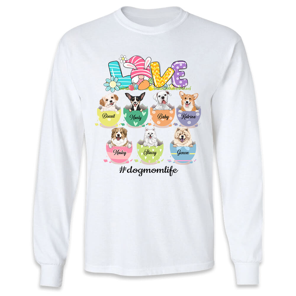 LOVE dogmomlife Easter Long Sleeve Gifts for Dog Mom Unifury Unifury