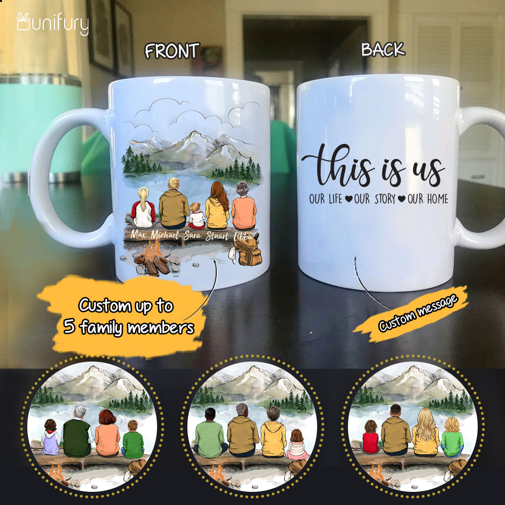 Personalized Family Hiking Mug - Hiking